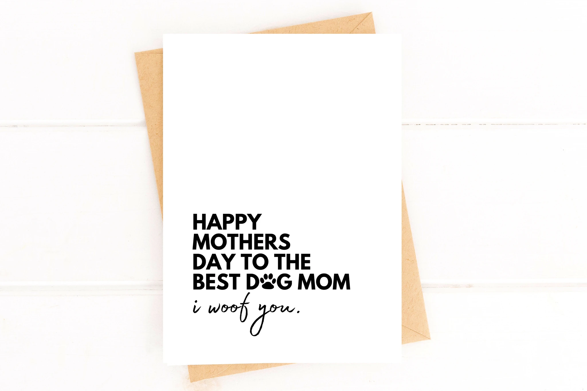 Dog Mom Mother's Day Card by Five Dot Post