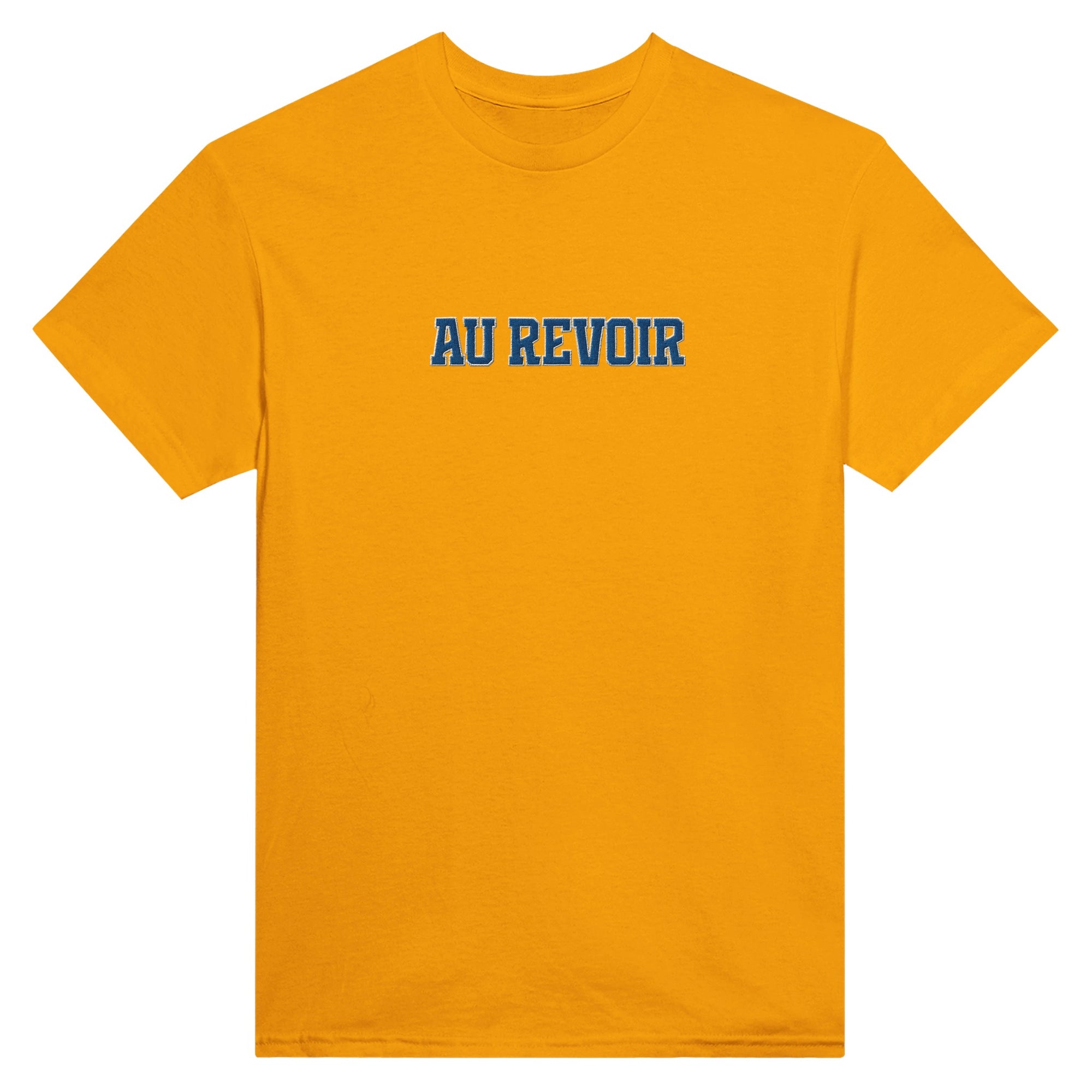 Au revoir embroidered tee - La Vie Bien - au revoir clothes - au revoir tee - Au revoir tee shirt