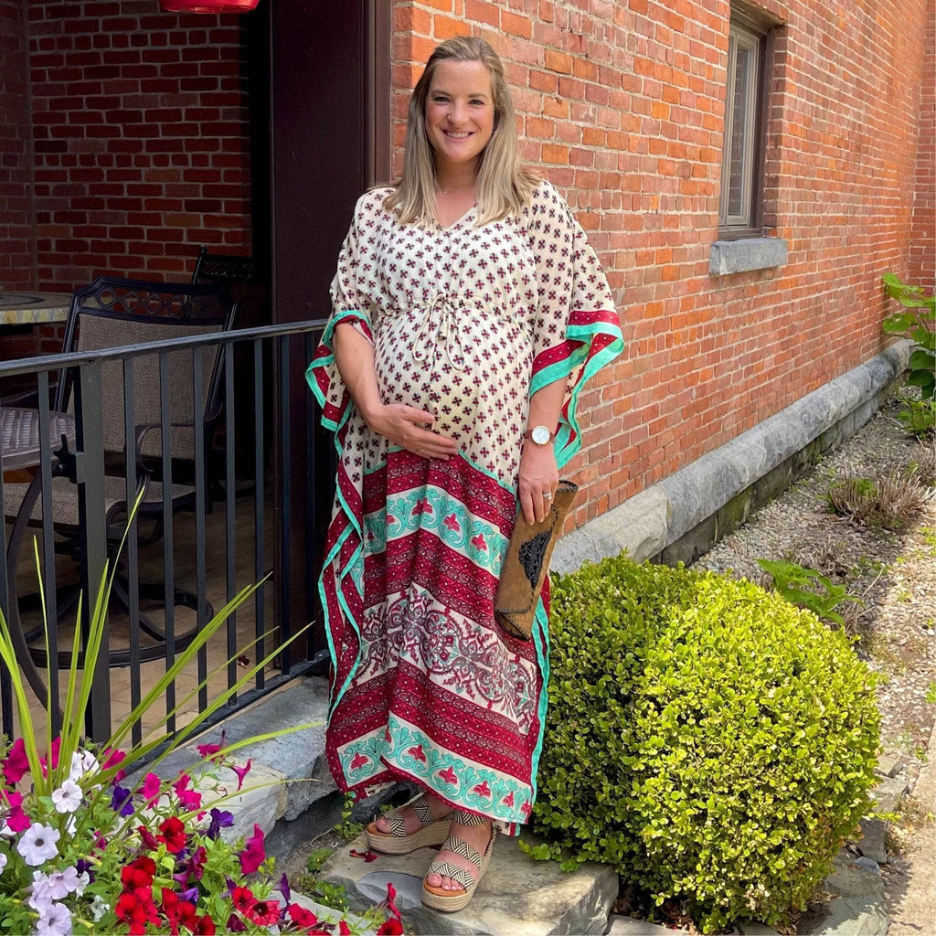 Aanya Adjustable Long Kaftan Dress Clothing and Accessories La Vie Bien Aanya Adjustable Long Kaftan Dress