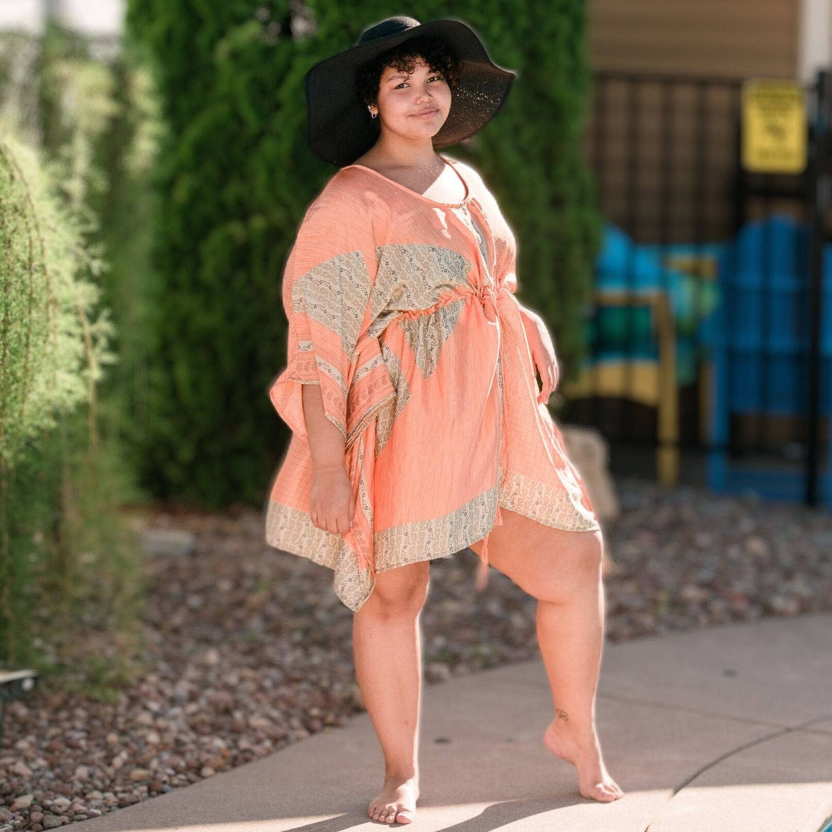 Aanya Adjustable Short Kaftan Clothing and Accessories La Vie Bien Aanya Adjustable Short Kaftan