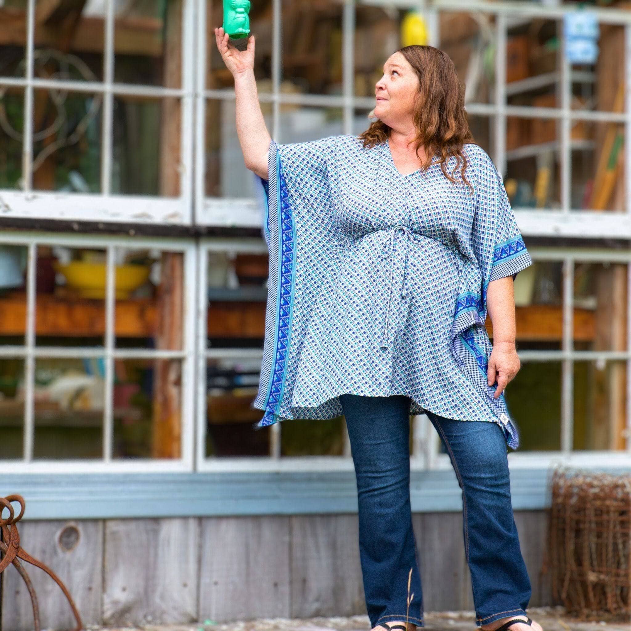 Aanya Adjustable Short Kaftan Clothing and Accessories La Vie Bien Aanya Adjustable Short Kaftan