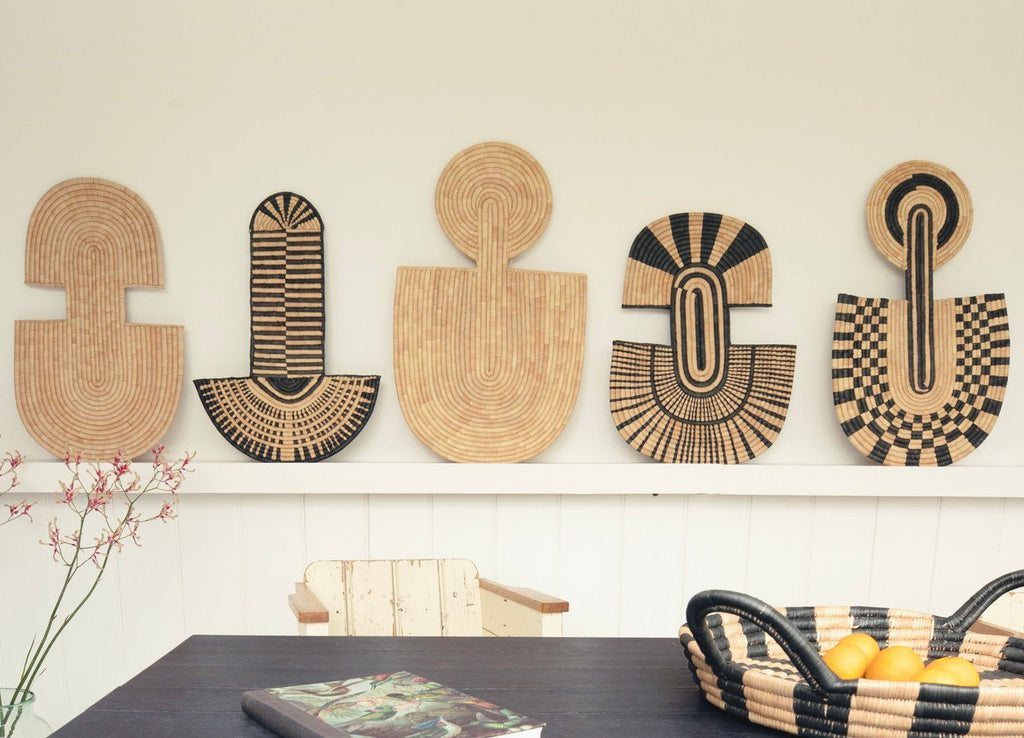 Abstract Mask Wall Hanging 1 La Vie Bien Abstract Mask Wall Hanging 1