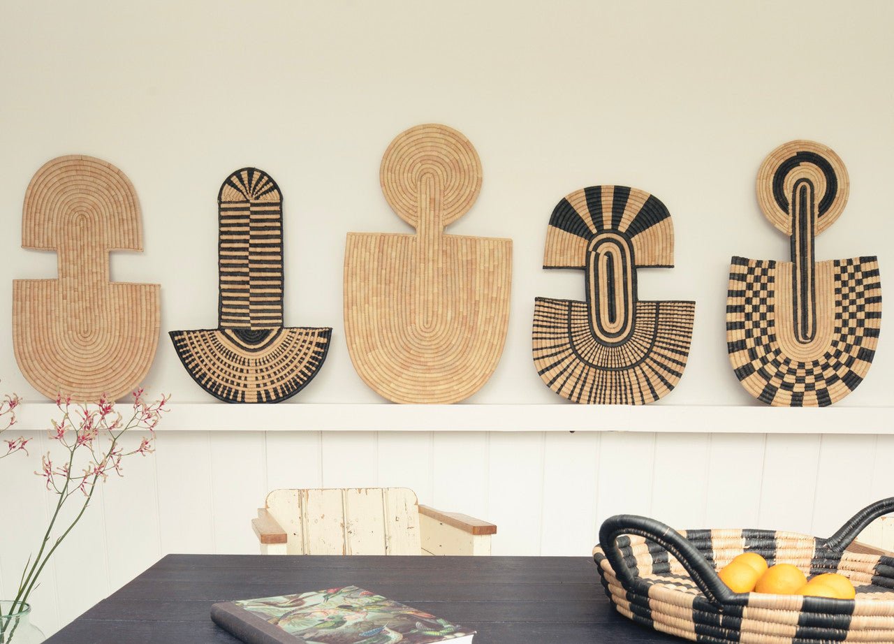 Abstract Mask Wall Hanging 1 La Vie Bien Abstract Mask Wall Hanging 1