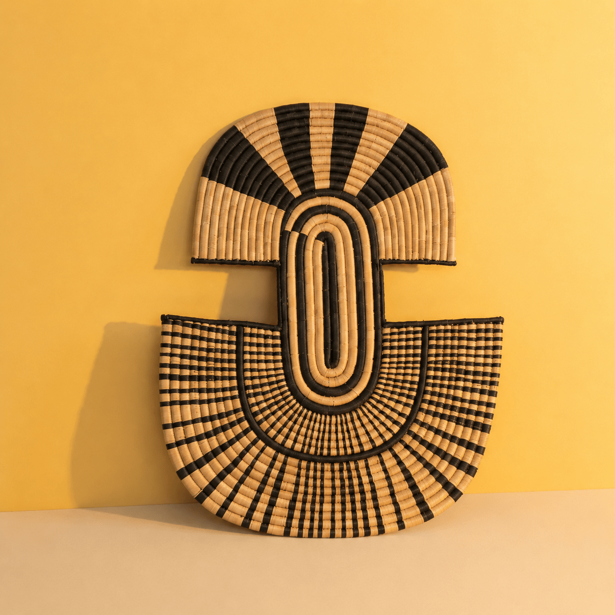 Abstract Mask Wall Hanging 2 La Vie Bien Abstract Mask Wall Hanging 2