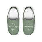 Abuela sabe mejor sage green slippers for Spanish gifting, Spanish gifting Womens Indoor Slippers Slippers La Vie Bien Abuela sabe mejor sage green slippers for Spanish gifting, Spanish gifting Womens Indoor Slippers