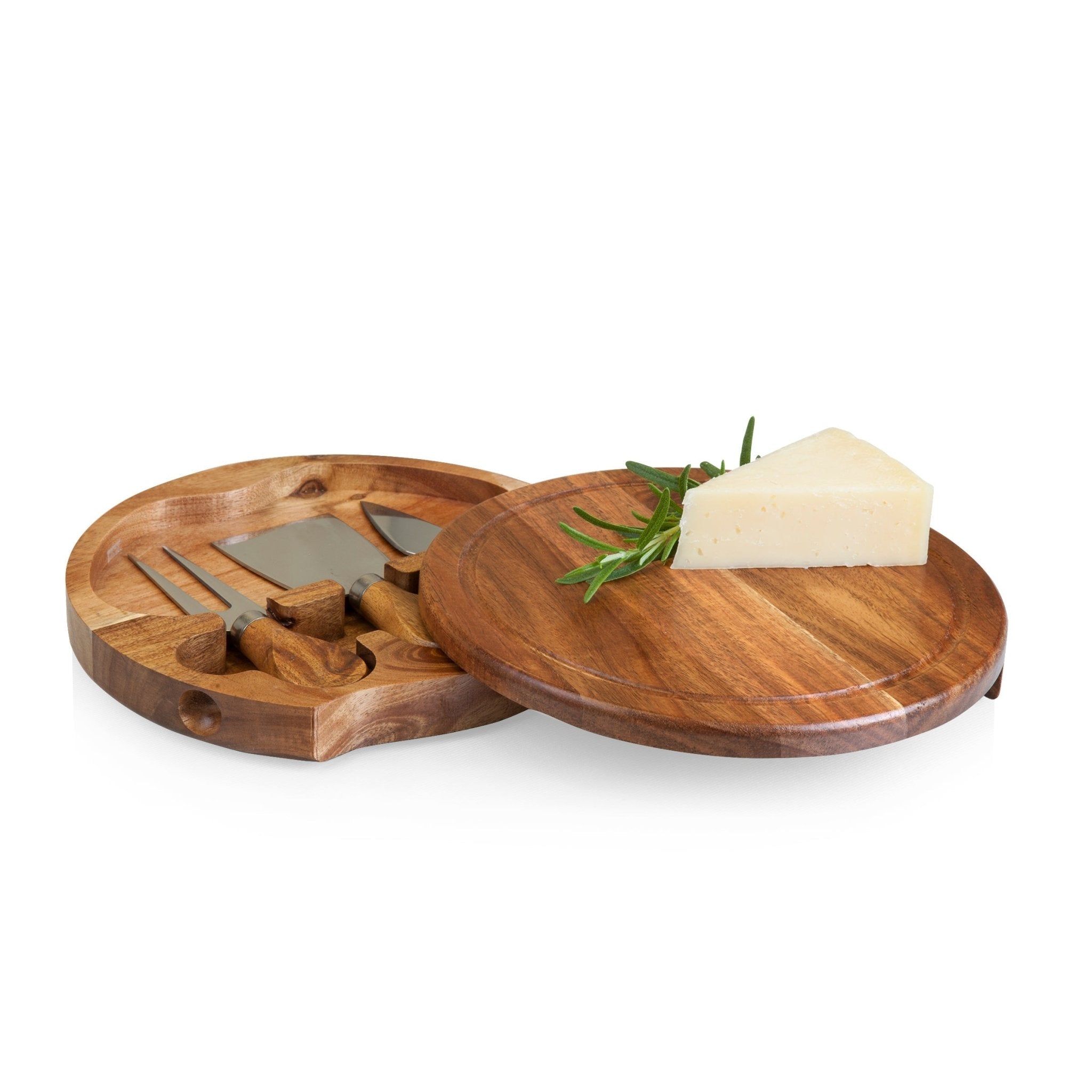 Acacia Brie Cheese Cutting Board & Tools Set Core La Vie Bien Acacia Brie Cheese Cutting Board & Tools Set