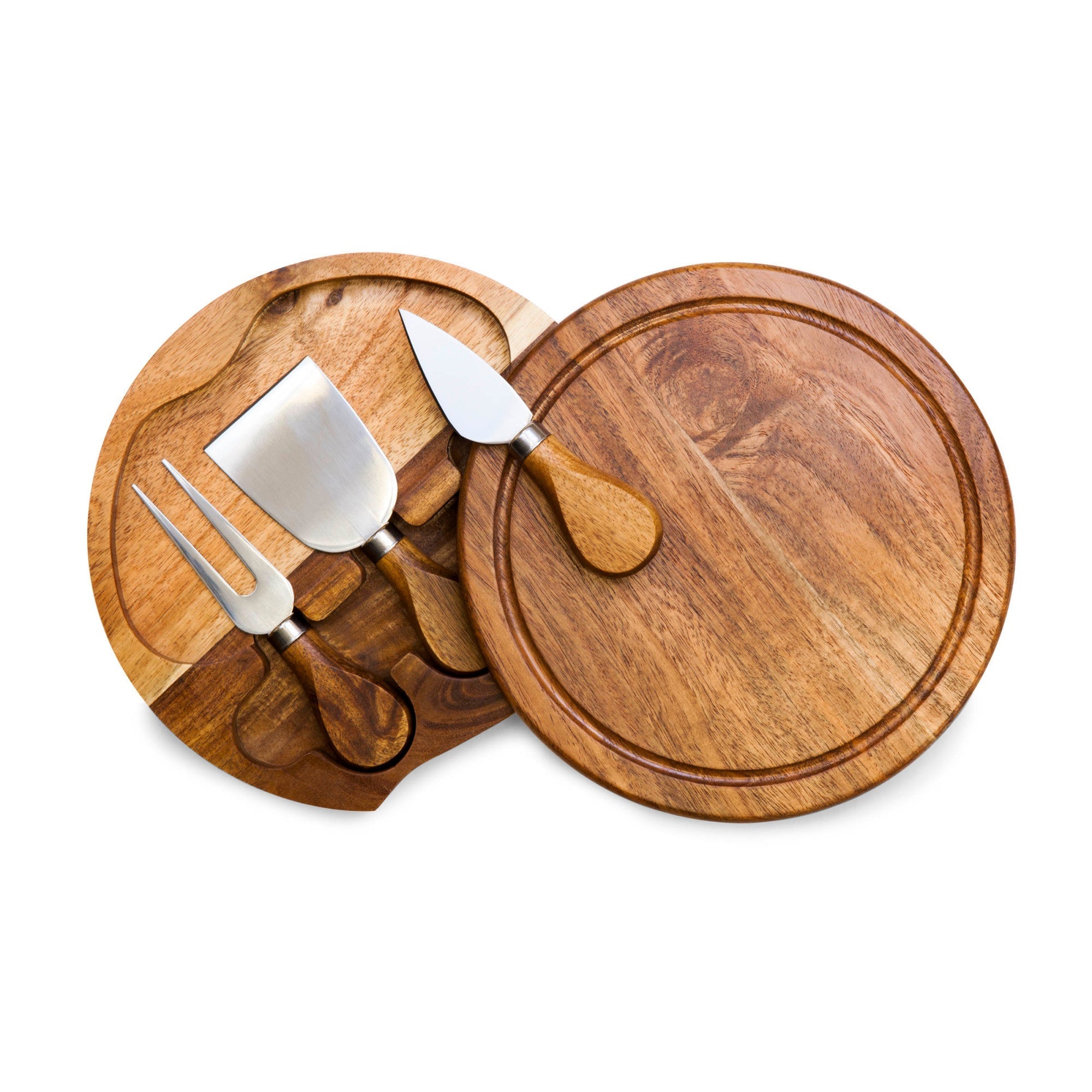 Acacia Brie Cheese Cutting Board & Tools Set Core La Vie Bien Acacia Brie Cheese Cutting Board & Tools Set