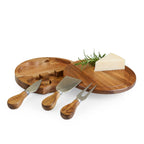 Acacia Brie Cheese Cutting Board & Tools Set Core La Vie Bien Acacia Brie Cheese Cutting Board & Tools Set
