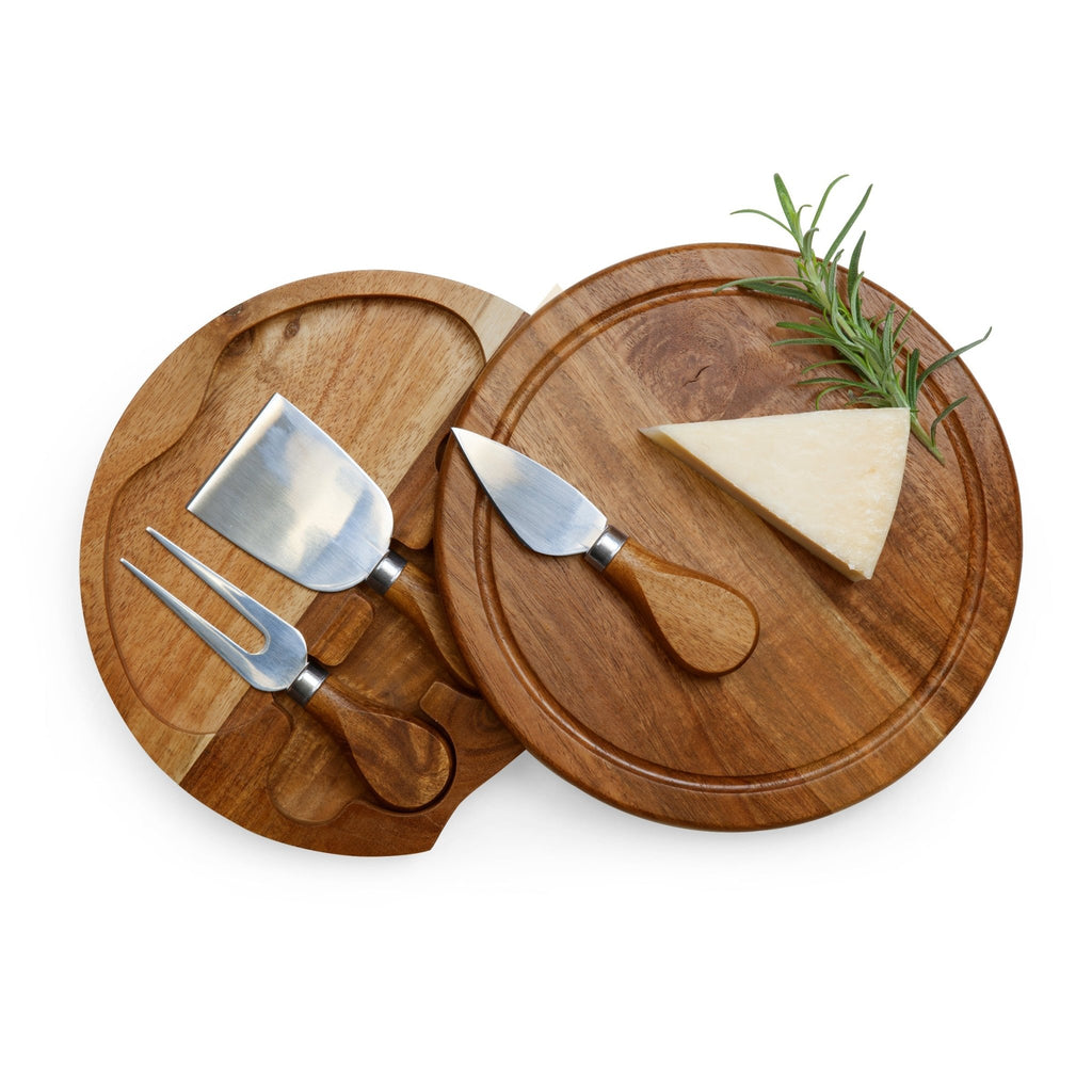 Acacia Brie Cheese Cutting Board & Tools Set Core La Vie Bien Acacia Brie Cheese Cutting Board & Tools Set