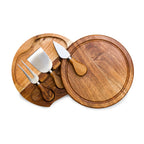 Acacia Brie Cheese Cutting Board & Tools Set Core La Vie Bien Acacia Brie Cheese Cutting Board & Tools Set