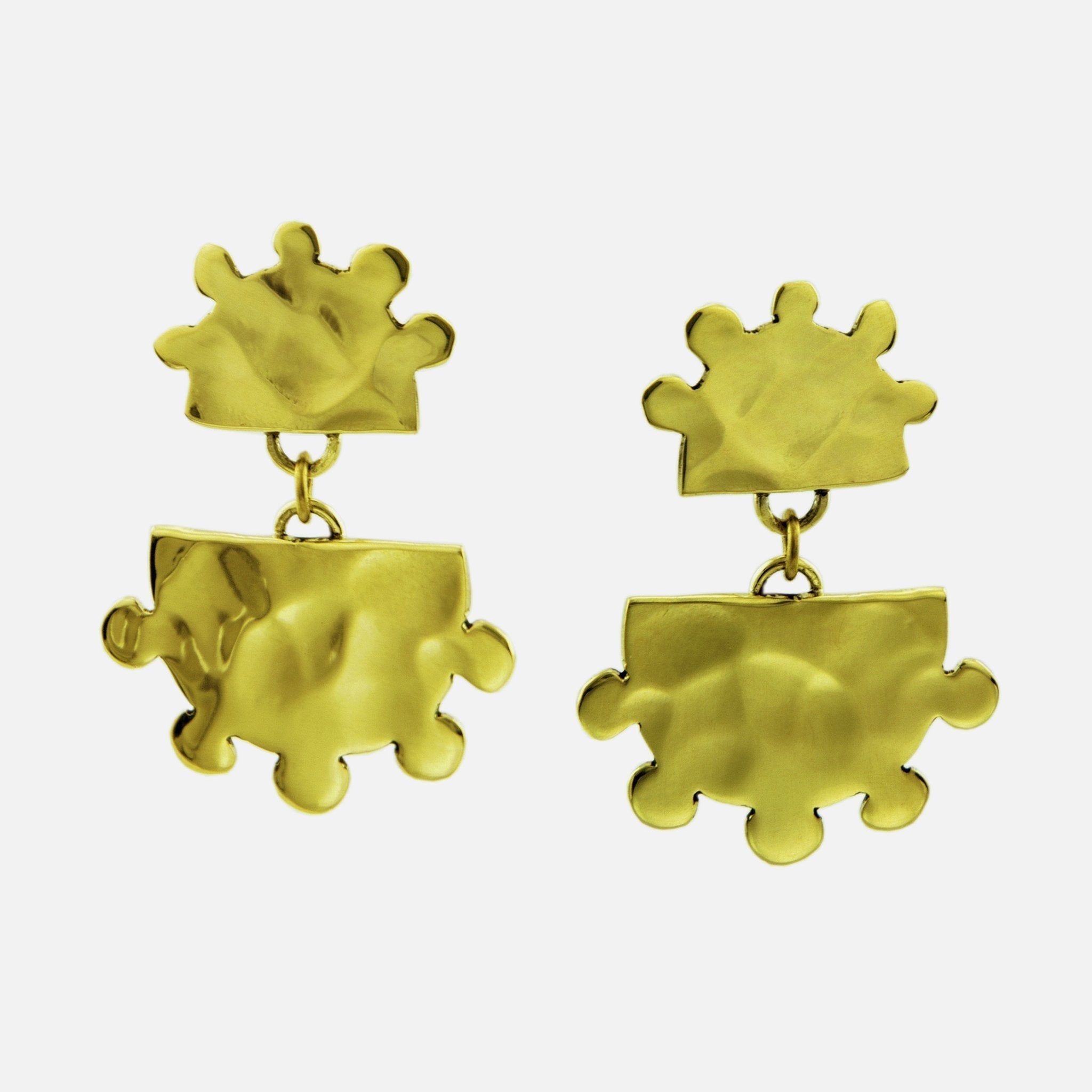 Acapulco Hammered Post Earrings Earrings - Fashion La Vie Bien Acapulco Hammered Post Earrings