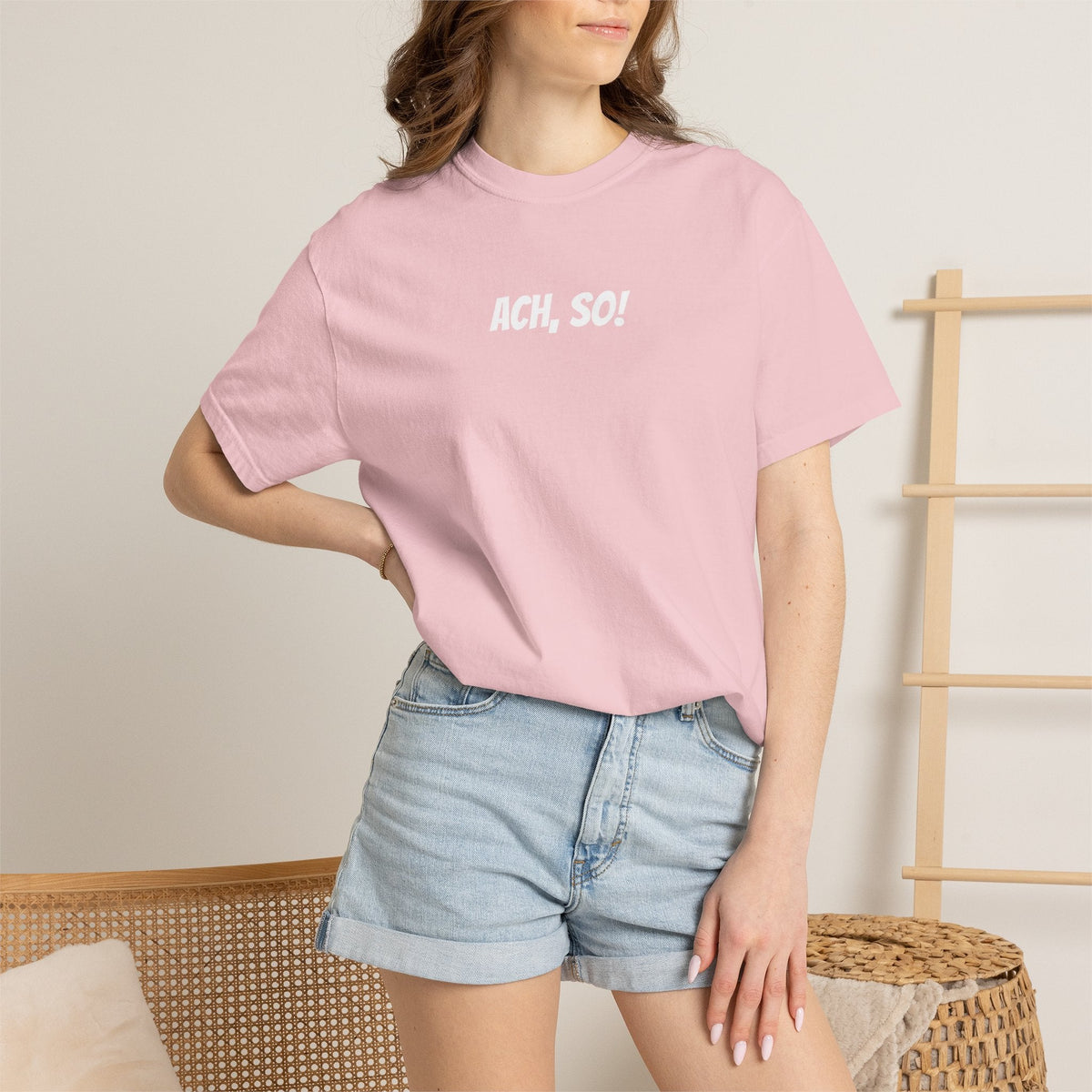 Ach, so! German saying T-Shirt, Minimalist Unisex Retro Phrase Tee T-Shirt La Vie Bien Ach, so! German saying T-Shirt, Minimalist Unisex Retro Phrase Tee