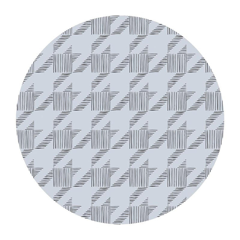Achieve Ceramic Coaster Set | Set of 4 Floral & Houndstooth Design Beverage Coasters