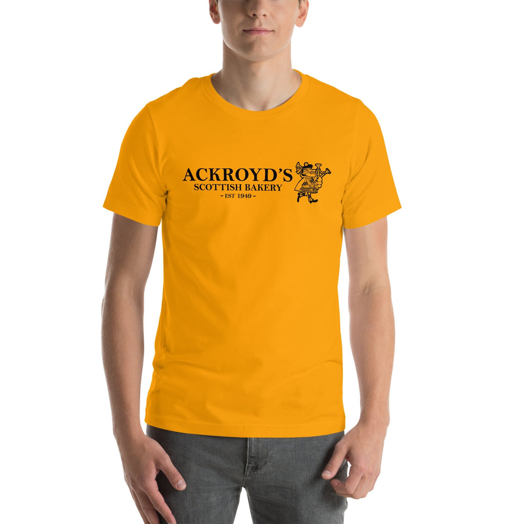 Ackroyd's Bakery Bagpiper Unisex T-Shirt