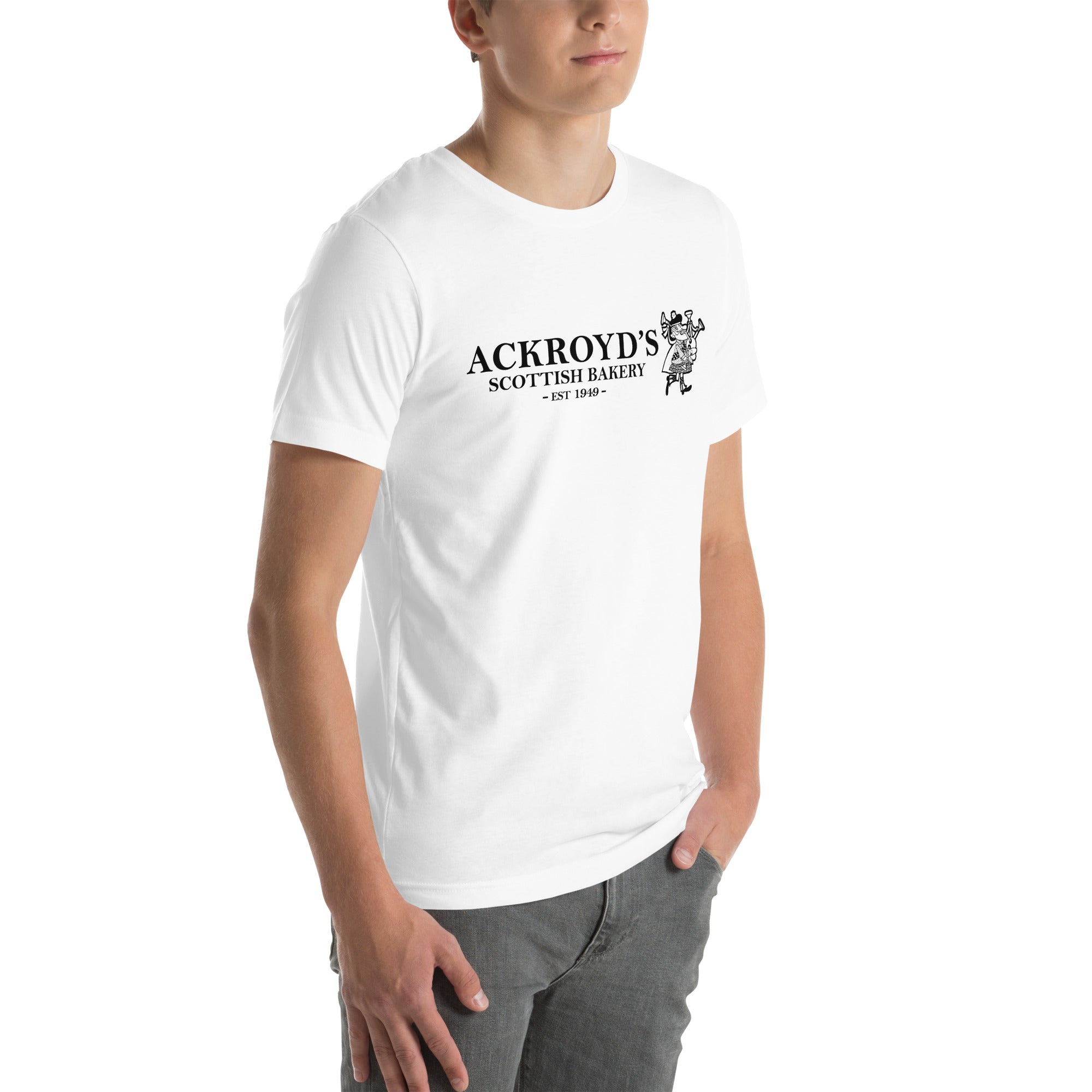 Ackroyd's Bakery Bagpiper Unisex T-Shirt