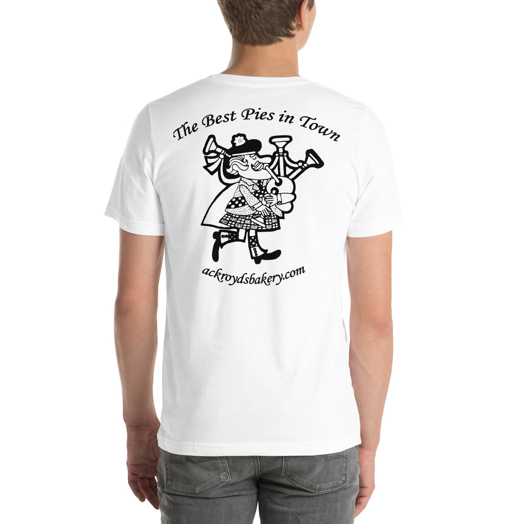 Ackroyd's Bakery Bagpiper Unisex T-Shirt