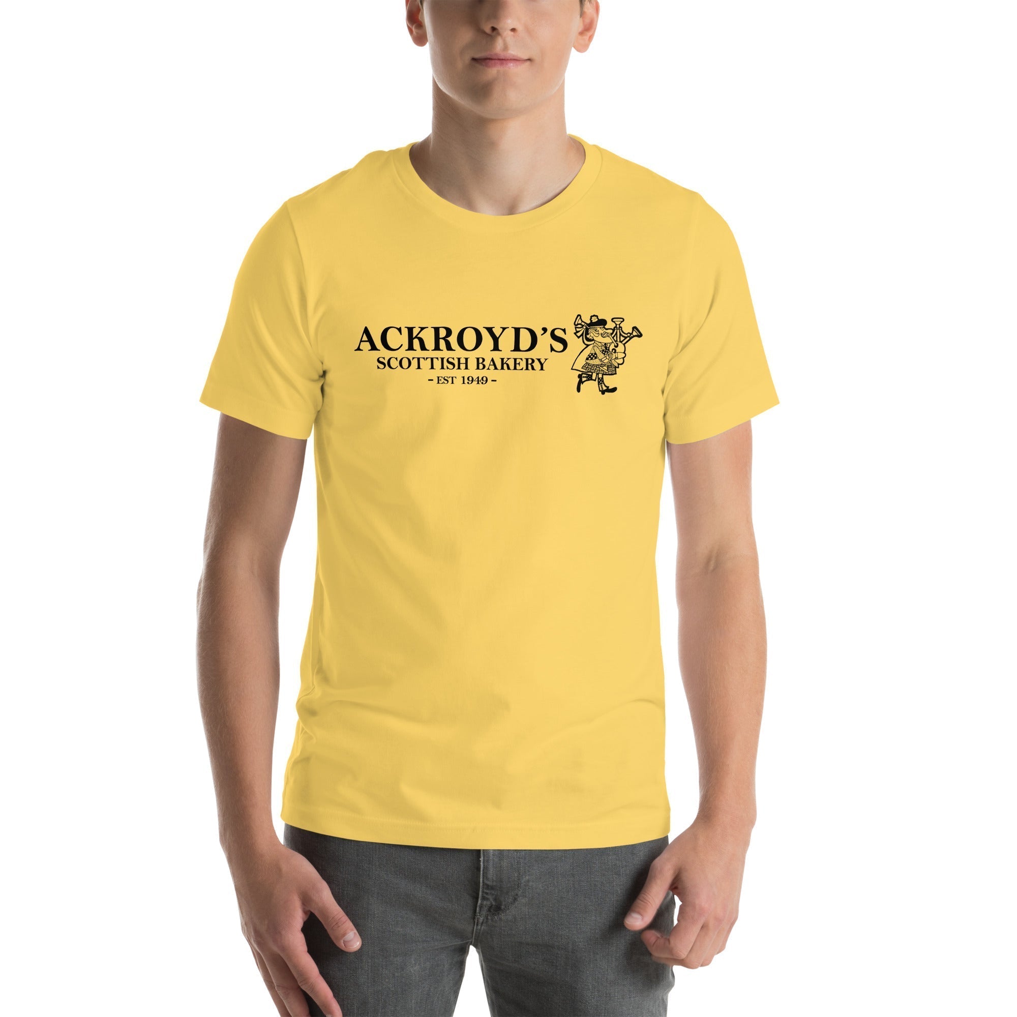 Ackroyd's Bakery Bagpiper Unisex T-Shirt