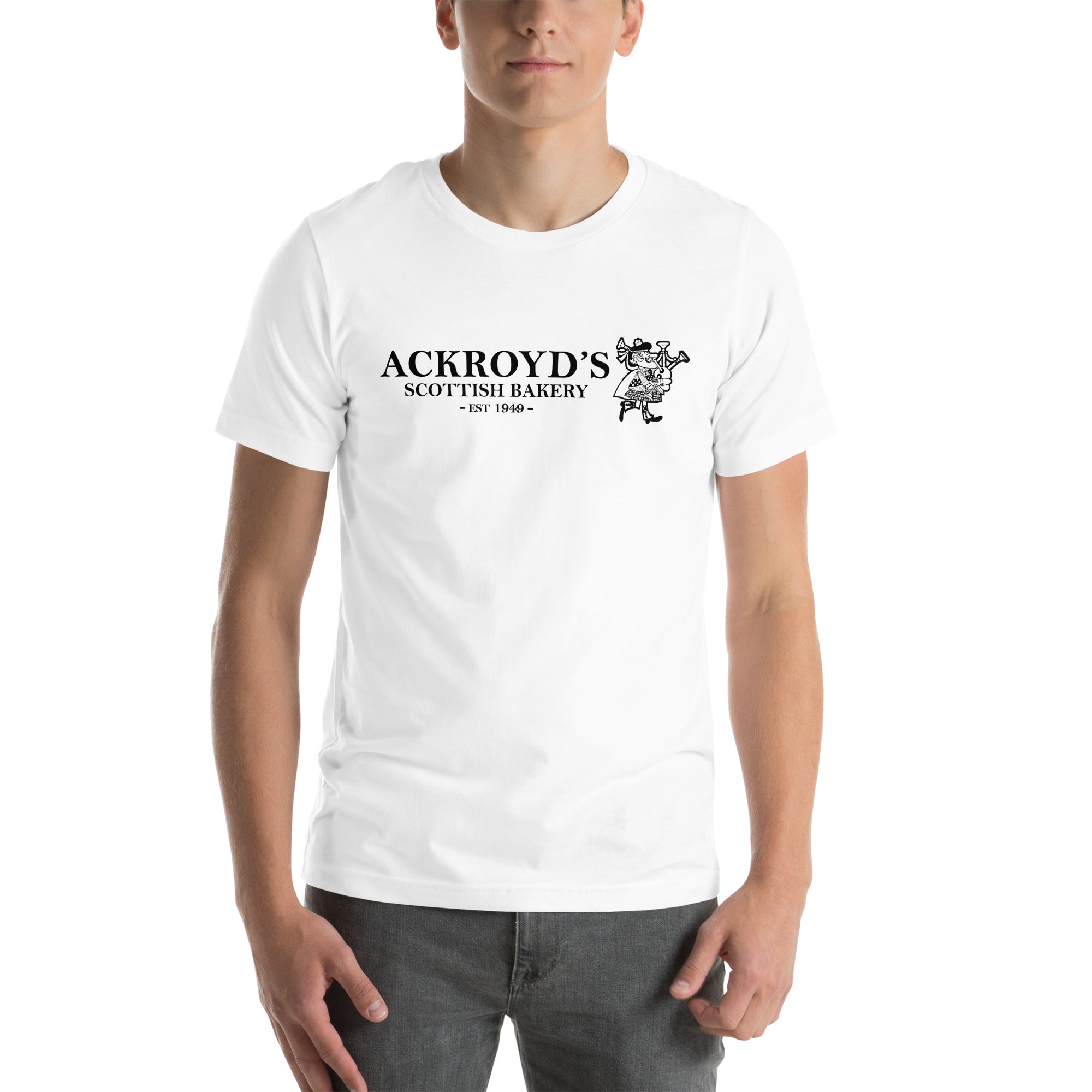 Ackroyd's Bakery Bagpiper Unisex T-Shirt