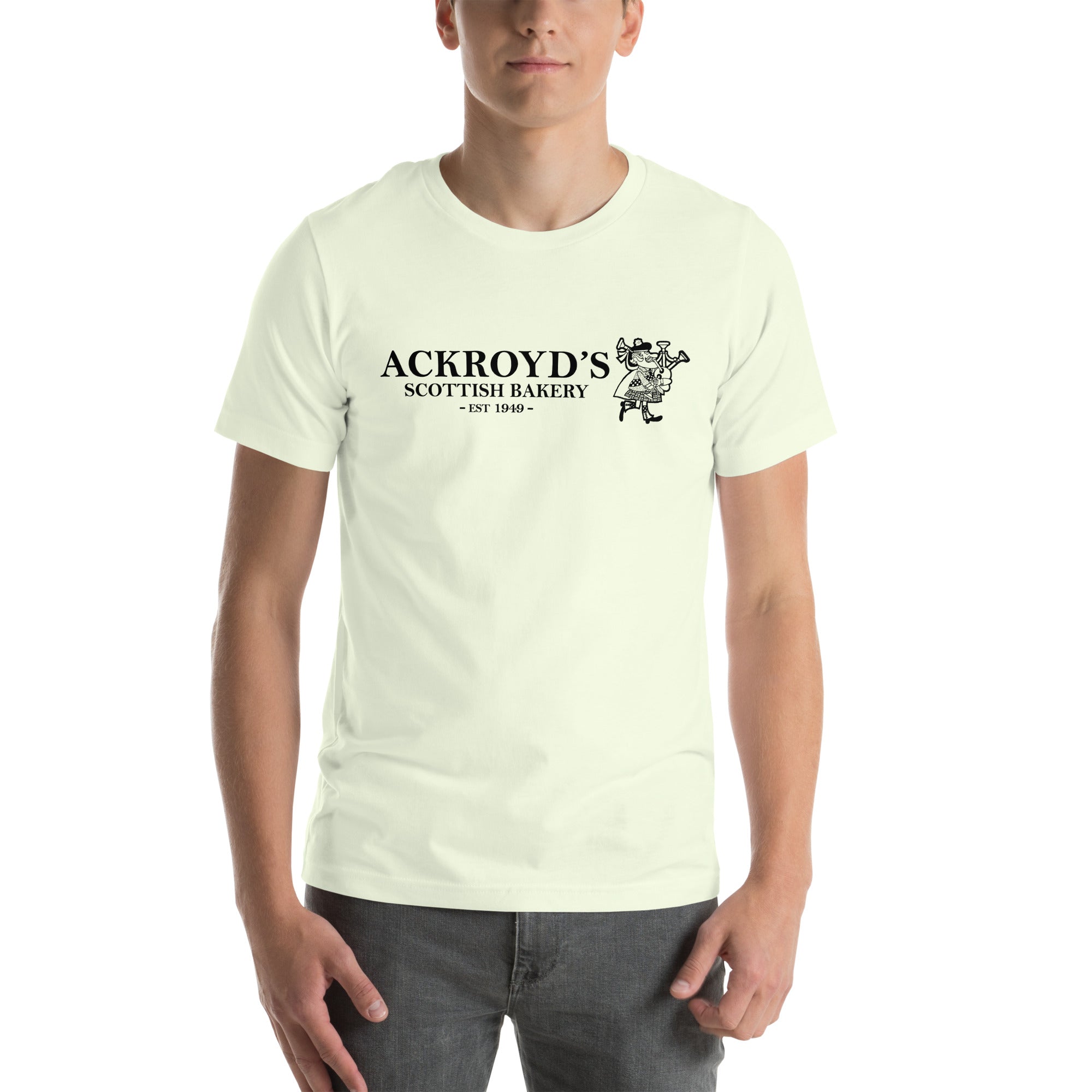 Ackroyd's Bakery Bagpiper Unisex T-Shirt