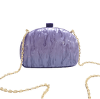 Acrylic Clutch or Crossbody Handbag - White Handbag La Vie Bien Acrylic Clutch or Crossbody Handbag - White