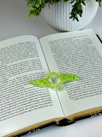 Acrylic Page Holder – Wave Shape Glitter Thumb Book Holder for Easy One-Hand Reading Page Holder La Vie Bien Acrylic Page Holder – Wave Shape Glitter Thumb Book Holder for Easy One-Hand Reading