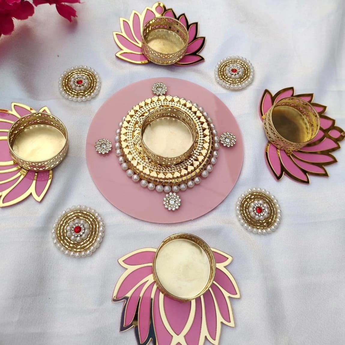 Acrylic Rangoli - Eco Friendly Decoration for Diwali La Vie Bien Acrylic Rangoli - Eco Friendly Decoration for Diwali