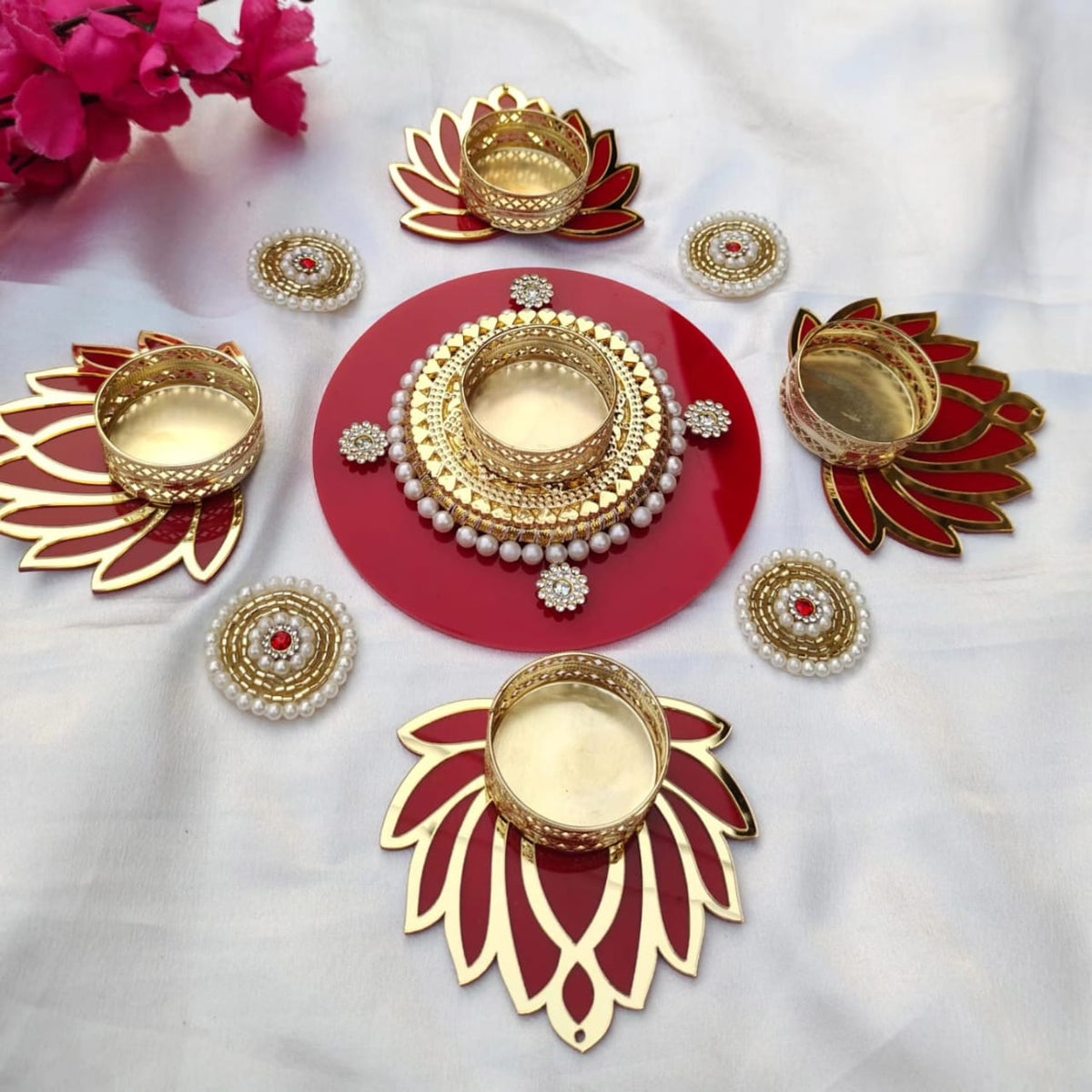 Acrylic Rangoli - Eco Friendly Decoration for Diwali La Vie Bien Acrylic Rangoli - Eco Friendly Decoration for Diwali
