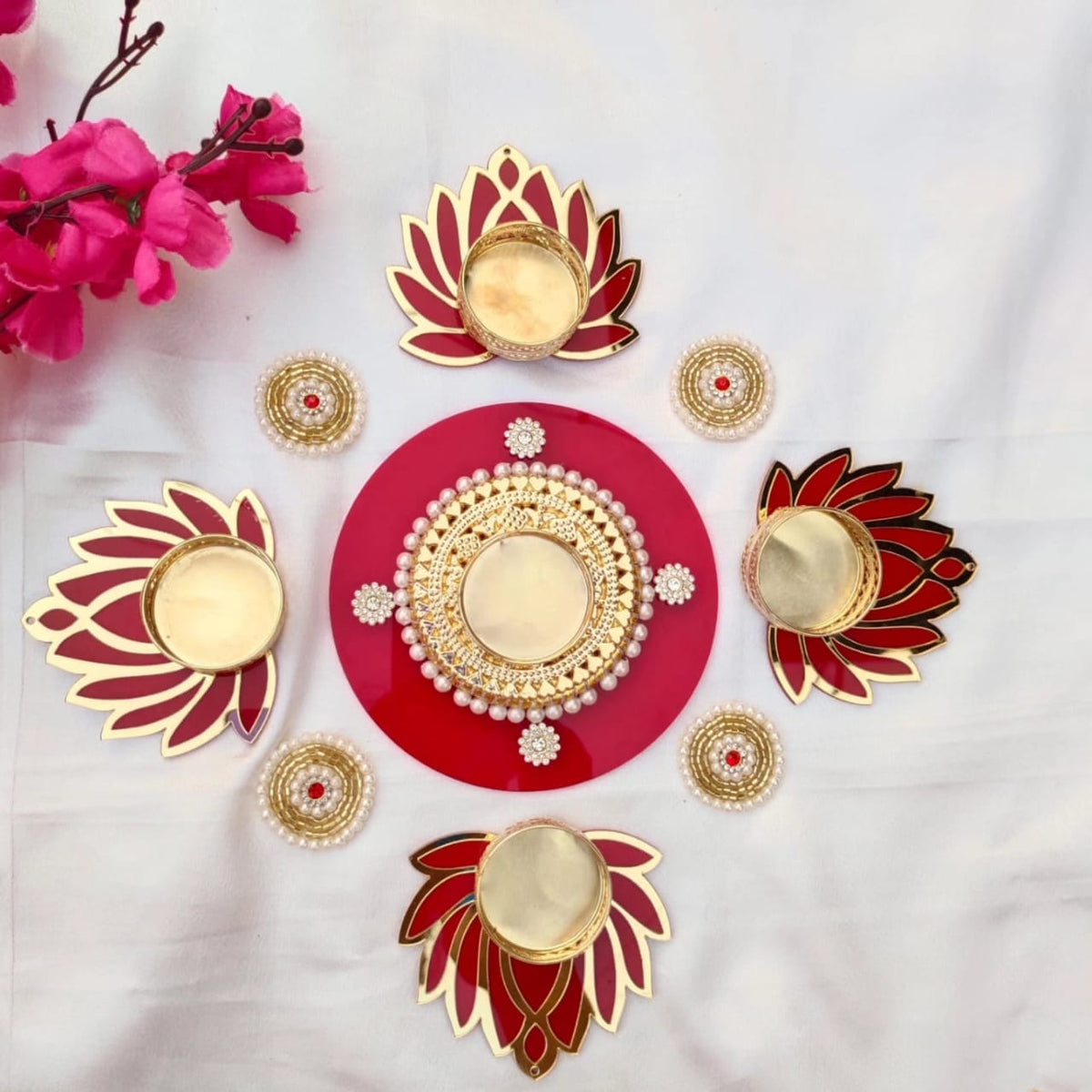 Acrylic Rangoli - Eco Friendly Decoration for Diwali La Vie Bien Acrylic Rangoli - Eco Friendly Decoration for Diwali