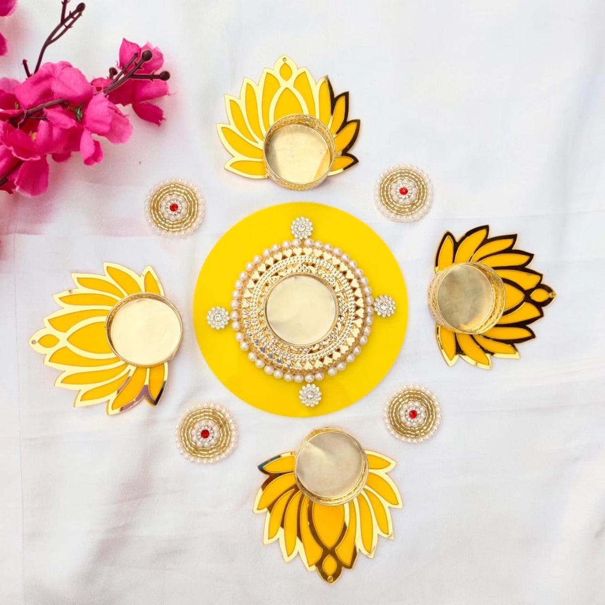 Acrylic Rangoli - Eco Friendly Decoration for Diwali La Vie Bien Acrylic Rangoli - Eco Friendly Decoration for Diwali
