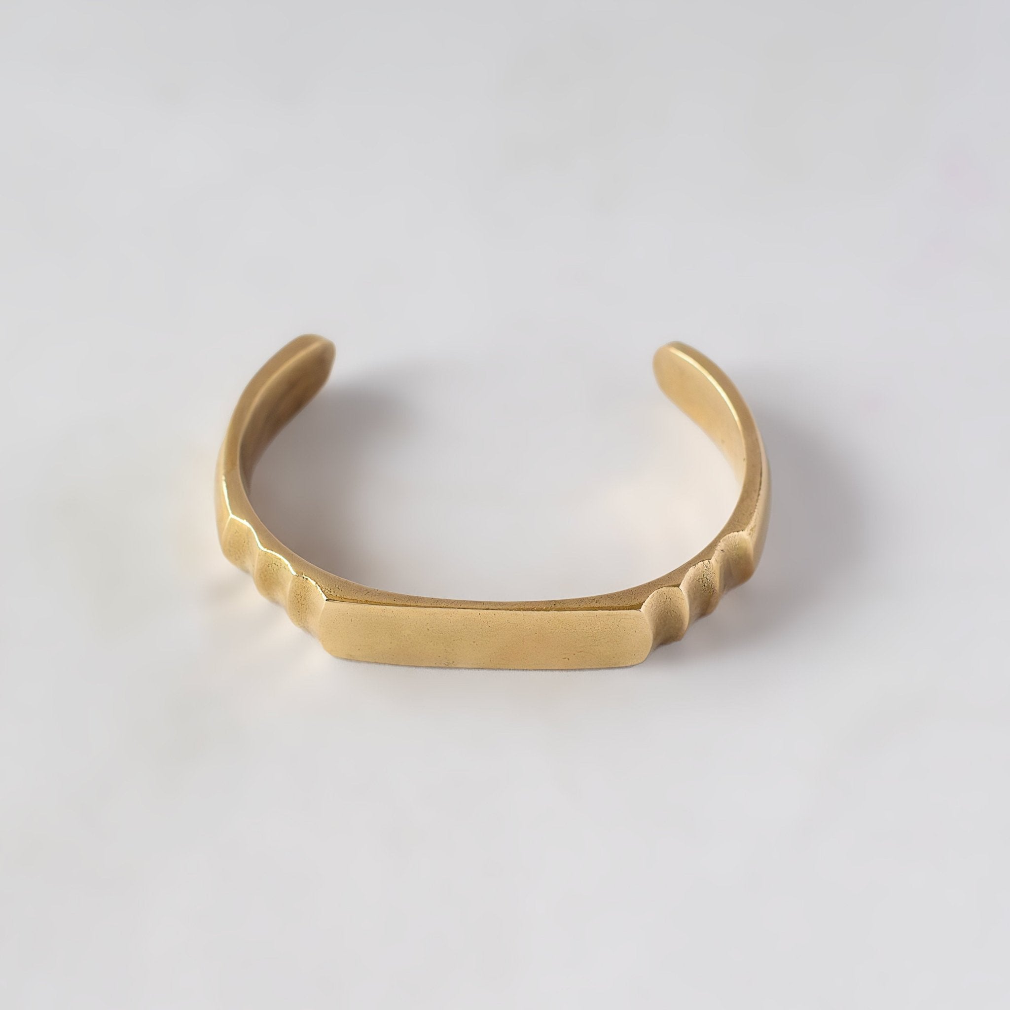 Adjustable Ace Cuff Bracelet in Brass - Imara Bracelets La Vie Bien Adjustable Ace Cuff Bracelet in Brass - Imara