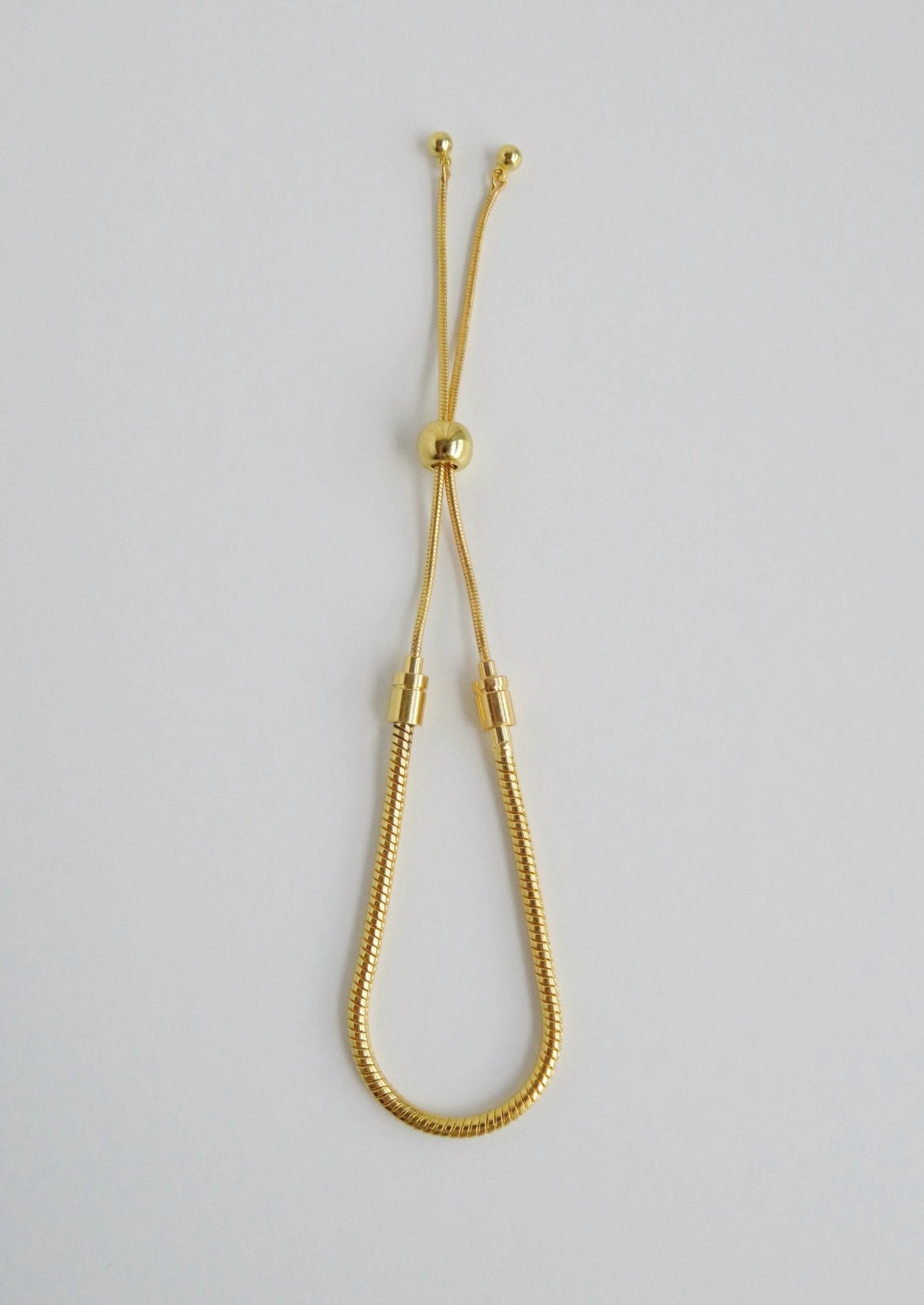 Adjustable Charm Bar Bracelet by Curated By Suarez
