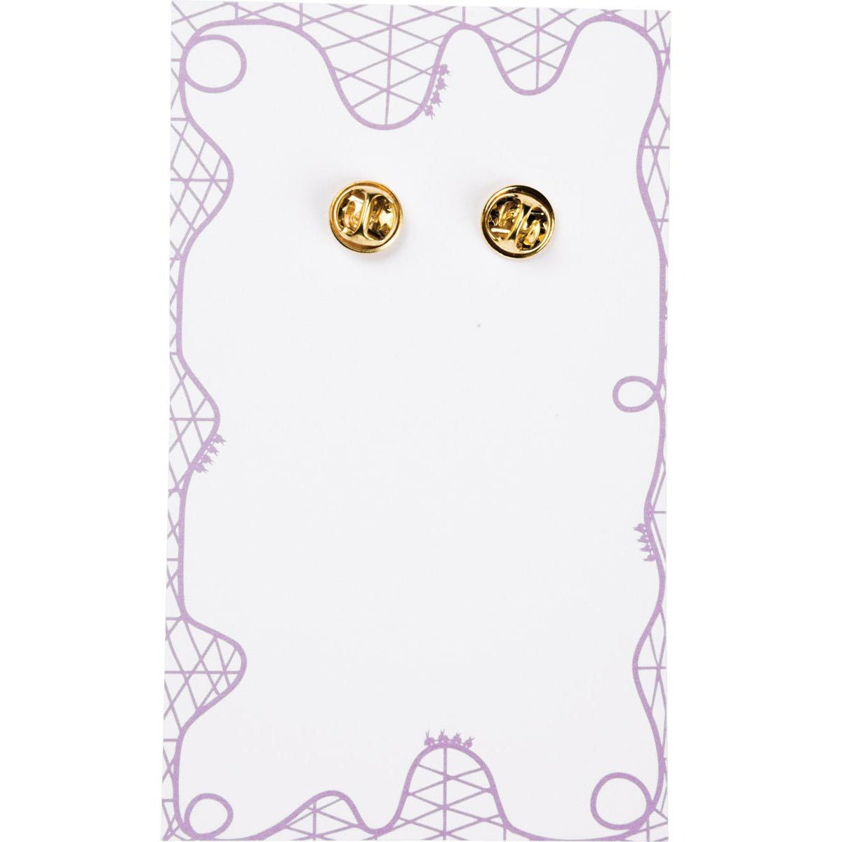 "Admit One" Carnival Ticket Enamel Pin on Gift Card Pins La Vie Bien "Admit One" Carnival Ticket Enamel Pin on Gift Card
