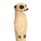 Adorable Hand Carved Standing Meerkat La Vie Bien Adorable Hand Carved Standing Meerkat