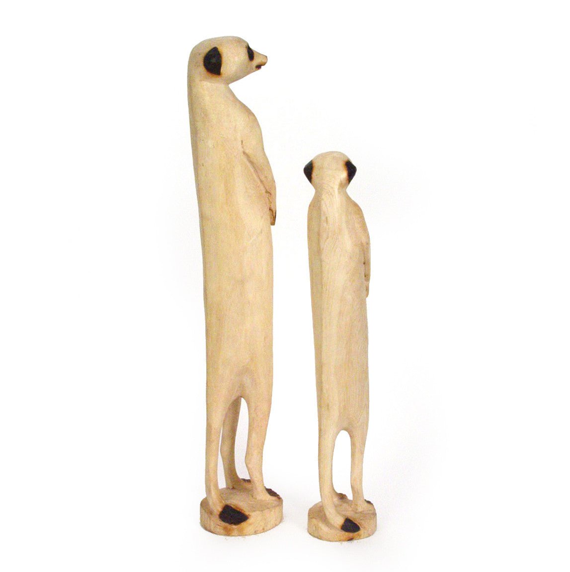Adorable Hand Carved Standing Meerkat La Vie Bien Adorable Hand Carved Standing Meerkat
