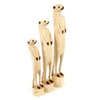 Adorable Hand Carved Standing Meerkat La Vie Bien Adorable Hand Carved Standing Meerkat