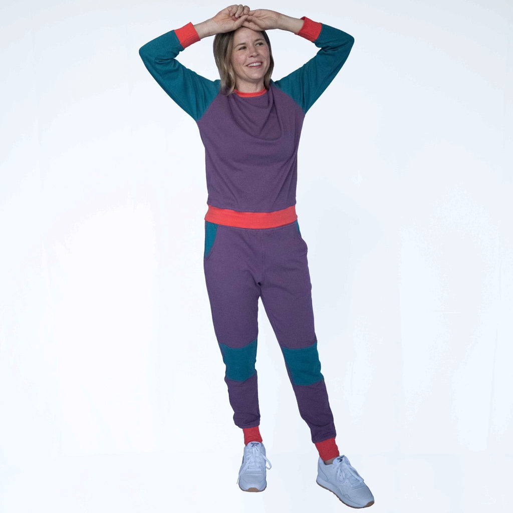 Adult Colorblock Joggers by Peace House Studio