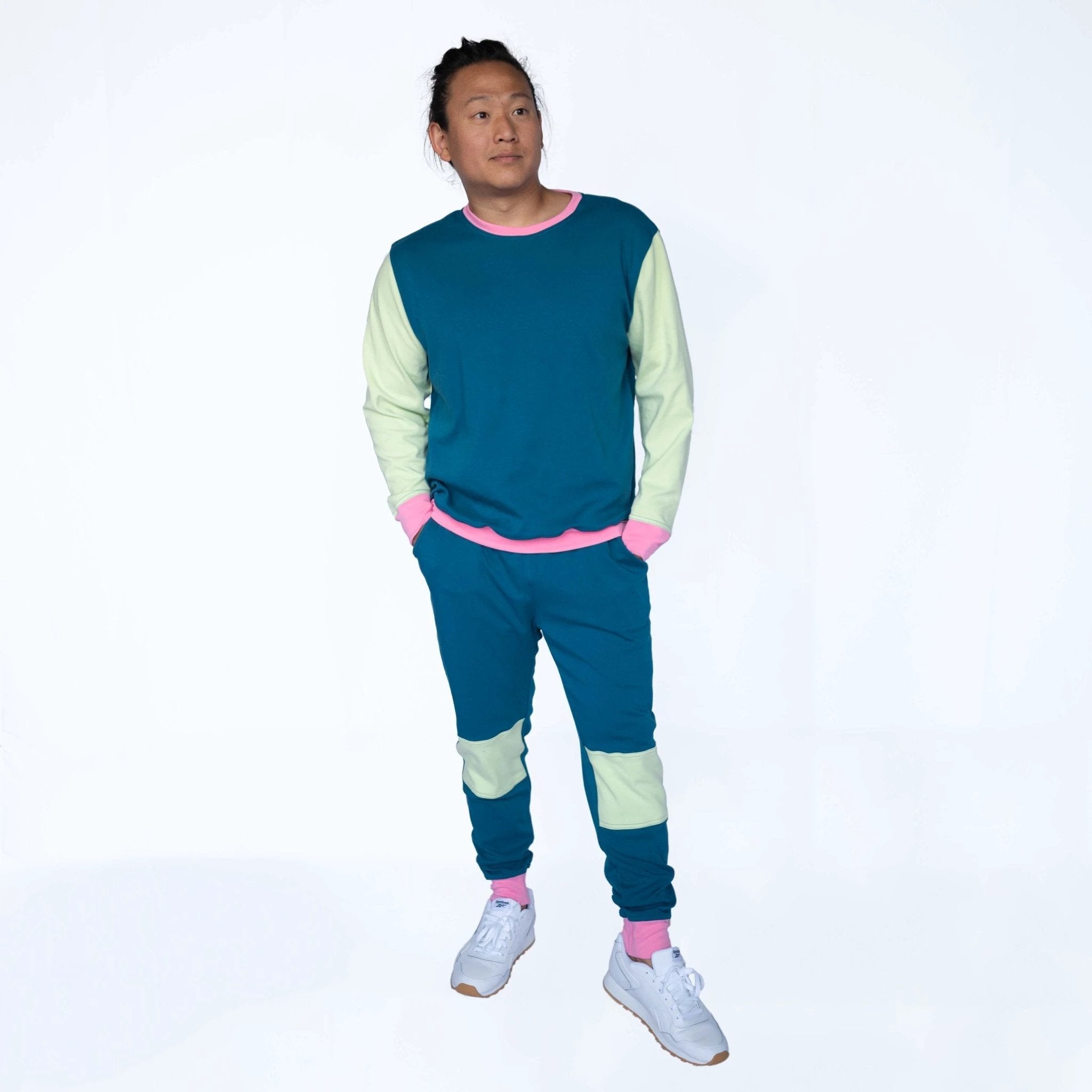 Adult Colorblock Joggers by Peace House Studio