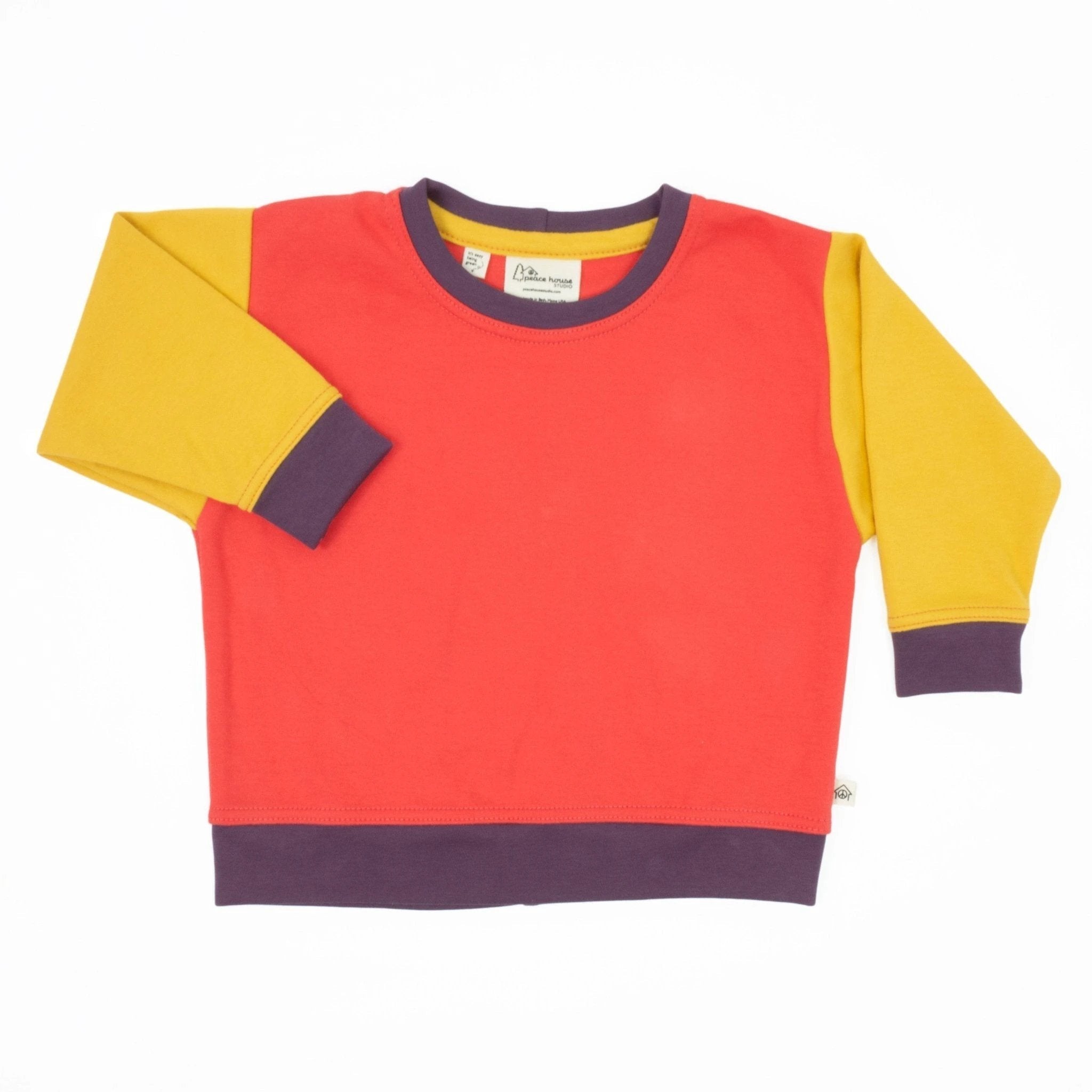 Adult Colorblock Sweatshirt by Peace House Studio