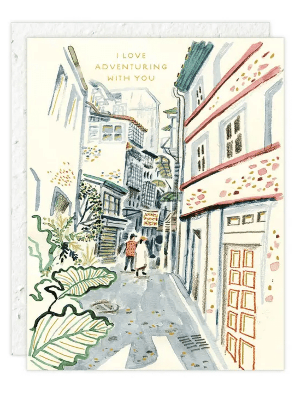 Adventuring with You - Seeded Card