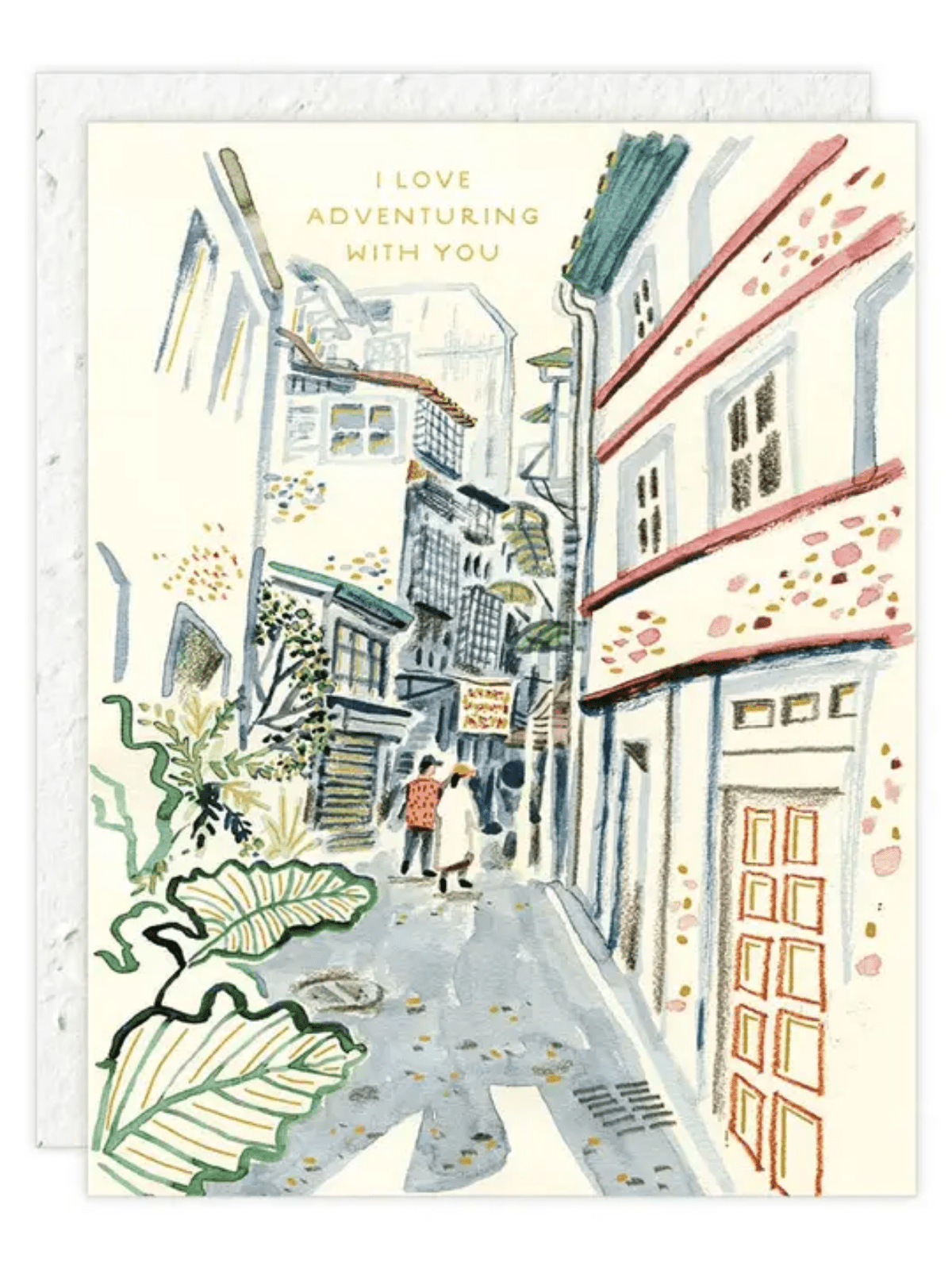 Adventuring with You - Seeded Card