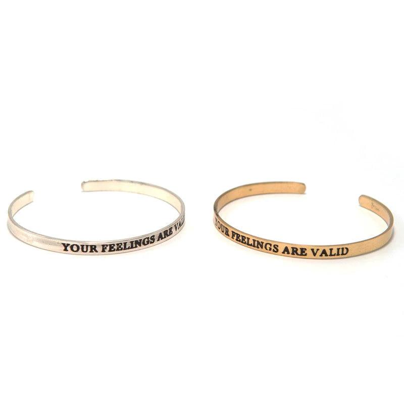 Affirm Quote Cuff by Fair Anita