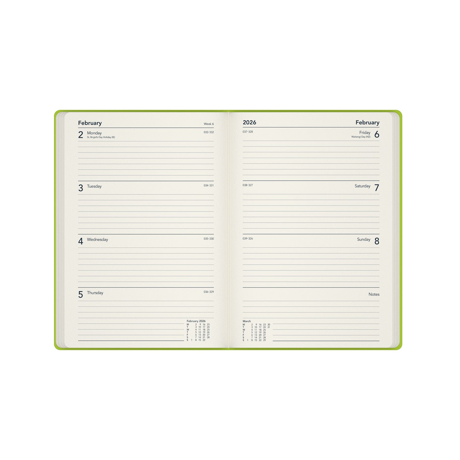 Affirmation - A5 Week - to - View Mid/Academic Year Diary Planner 2025 - 2026