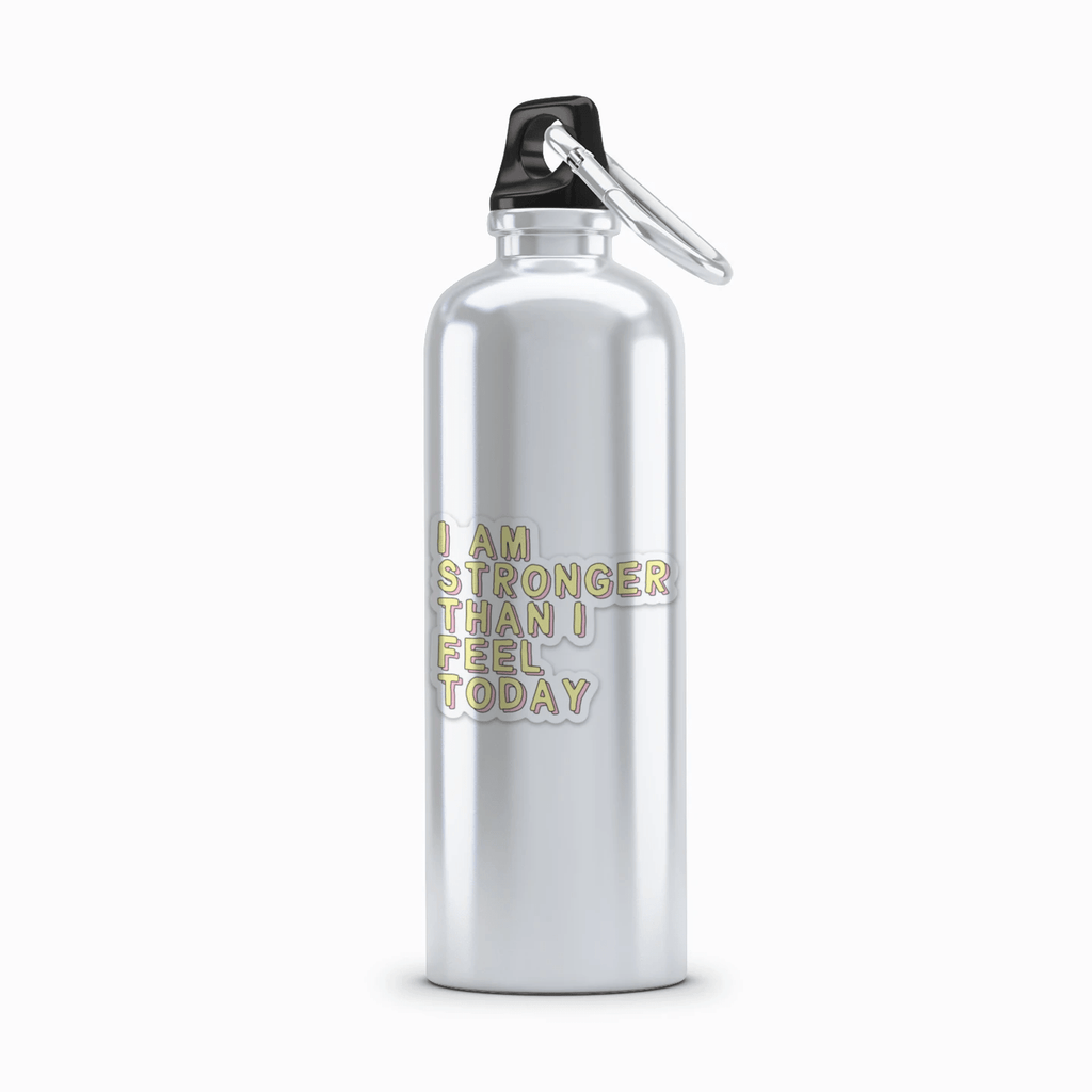 Affirmation Vinyl Sticker I Am Strong Than I Feel Today Encouragement Gift by Five Dot Post