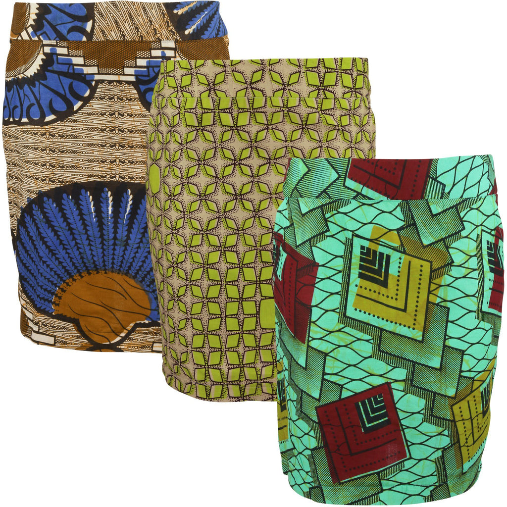 African Kitenge Pencil Skirt Dresses & Skirts La Vie Bien African Kitenge Pencil Skirt