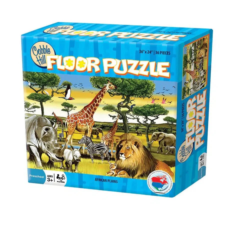 African Plains 36 Piece Floor Jigsaw Puzzle Cobble Hill Jigsaw Puzzle La Vie Bien African Plains 36 Piece Floor Jigsaw Puzzle Cobble Hill