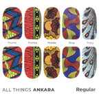African Print Nail Wraps Bath & Body & Self Care La Vie Bien African Print Nail Wraps