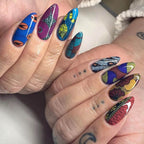 African Print Nail Wraps Bath & Body & Self Care La Vie Bien African Print Nail Wraps