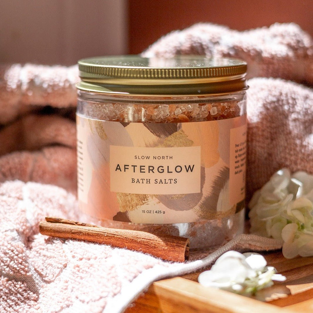 Afterglow Bath Salts - 15 oz Jar Body Care La Vie Bien Afterglow Bath Salts - 15 oz Jar