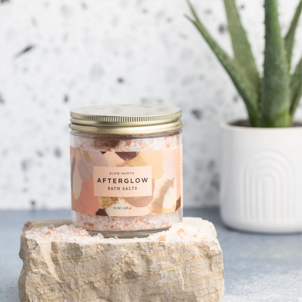 Afterglow Bath Salts - 15 oz Jar Body Care La Vie Bien Afterglow Bath Salts - 15 oz Jar