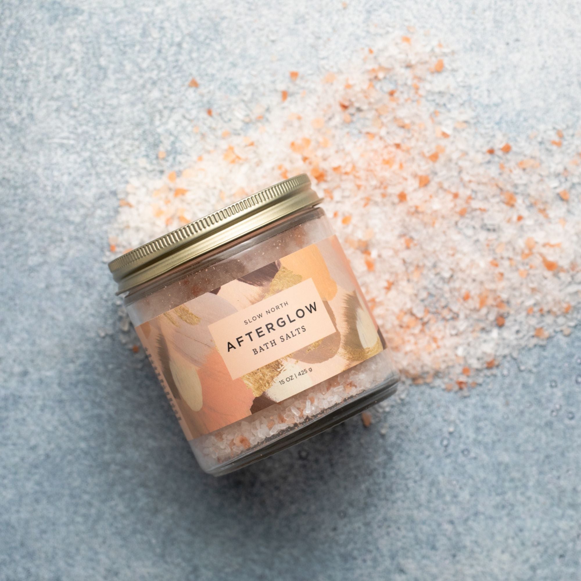 Afterglow Bath Salts - 15 oz Jar Body Care La Vie Bien Afterglow Bath Salts - 15 oz Jar